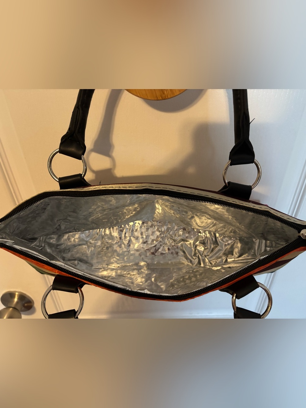 Multicolor Cooler Handbag - Picture 3 of 3
